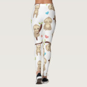 かわいく眠い怠惰 レギンス (裏面)