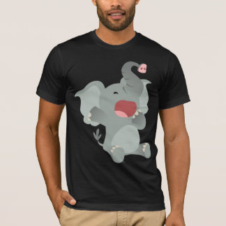 かわいく眠い漫画象のTシャツ Tシャツ