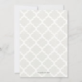 かわいく粋で赤く及び黒いコルセットのランジェリーの招待状 招待状 (裏面)