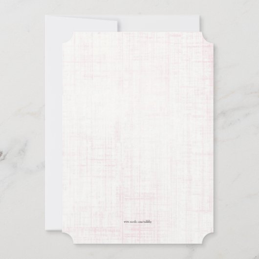 かわいく粋な医学の看護専門学校の卒業生 招待状 (裏面)