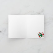 かわいく航海のなわにベビーシャワーは感謝していしています サンキューカード (内部)