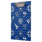 かわいく航海のな波パターン クリップボード (左)