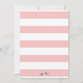 かわいく豚のような誕生日のパーティの招待状 招待状 (裏面)