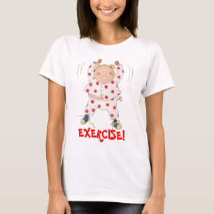 かわいく豚のような運動 Tシャツ