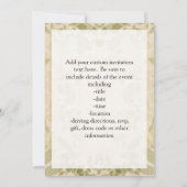 かわいく賢いフクロウの卒業生 招待状 (裏面)