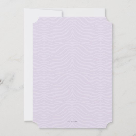 かわいく青いですかピンクのフクロウの性は招待を明らかにします 招待状 (裏面)