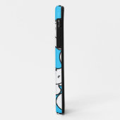 かわいく青いカバ Case-Mate iPhoneケース (裏面/左)