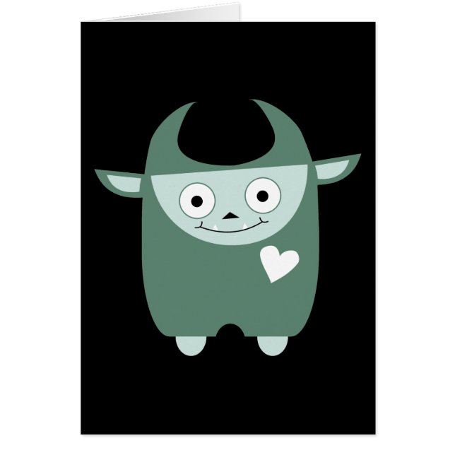 かわいく青いモンスター (正面)