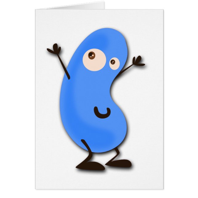 かわいく青い豆モンスター (正面)