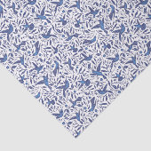 かわいく青い鳥パターン 薄葉紙 (詳細)