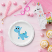 かわいく青いNessie ペーパープレート (パーティー)