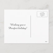 かわいく黒い子ネコ、カラフルの卵のハッピーイースター猫 シーズンポストカード (裏面)