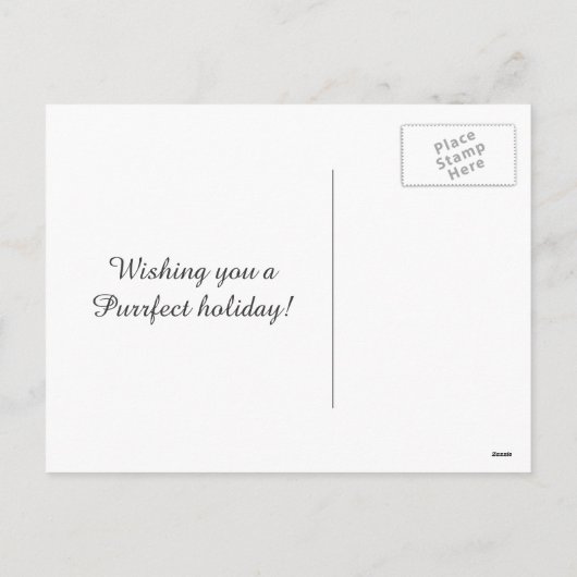 かわいく黒い子ネコ、カラフルの卵のハッピーイースター猫 シーズンポストカード (裏面)