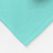 かわいく黒い子犬の身に着けているサングラス フリースブランケット (角)