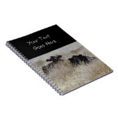 かわいく黒い牛子牛 ノートブック (右側)