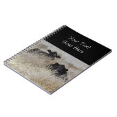 かわいく黒い牛子牛 ノートブック (左側)