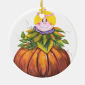 かわいく、おもしろいなハロウィン セラミックオーナメント (裏面)