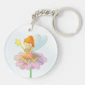 かわいく、カラフルな妖精 キーホルダー (裏面)