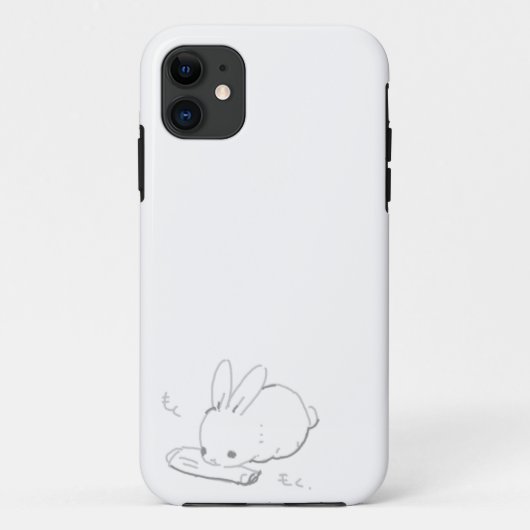 かわいく、シンプルなかわいいの場合 Case-Mate iPhoneケース (裏面)