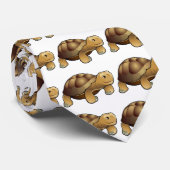 かわいく、フレンドリーなカメ ネクタイ (ロール)