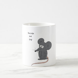 かわいく、小さいマウス コーヒーマグカップ