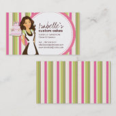 かわいく、明るくお洒落なベーカリーの名刺 名刺 (正面/裏面)