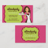 かわいく、明るくお洒落なベーカリーの名刺 名刺 (正面/裏面)