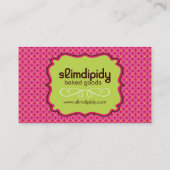 かわいく、明るくお洒落なベーカリーの名刺 名刺 (裏面)