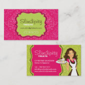 かわいく、明るくお洒落なベーカリーの名刺 名刺 (正面/裏面)