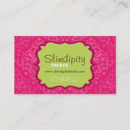 かわいく、明るくお洒落なベーカリーの名刺 名刺 (正面)