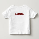 かわいく、Samoan I'amはそれを打ちました! トドラーTシャツ (裏面)