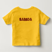 かわいく、Samoan I'amはそれを打ちました! トドラーTシャツ (裏面)