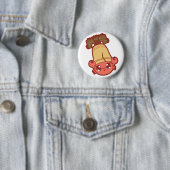 かわいこちゃんのカニ及び自由の鐘ボタン 缶バッジ (インサイチュ)