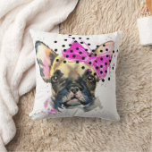 かわいこちゃんのフレンチブルドッグ クッション (ブランケット)
