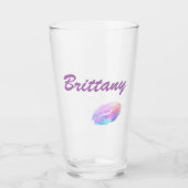 かわいこちゃんの唇は個人化なります タンブラーグラス (正面)