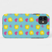 かわいこちゃんの小さいハリネズミパターン Case-Mate iPhoneケース (裏面(横))