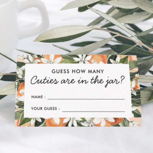 かわいこちゃんの赤ちゃんシャワー瓶の中にいくつのかわいこちゃんがある エンクロージャーカード