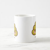 かわいこちゃんのpooのコーヒー・マグ コーヒーマグカップ (中央)