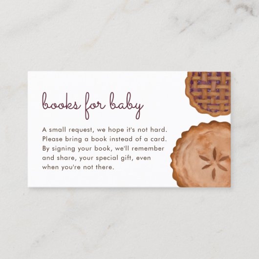 かわいこちゃんインサートカード用ベビーパイおむつ本 名刺 (正面)