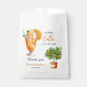 かわいこちゃんオレンジシトラスサマーアイスクリームベビーシャワー フェイバーバッグ (正面)