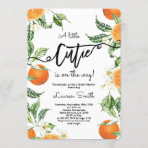 かわいこちゃんオレンジベビーシャワー