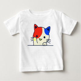 かわいこちゃんキトン ベビーTシャツ