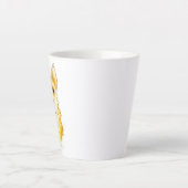 かわいこちゃんコルギ カフェラテマグ (正面)