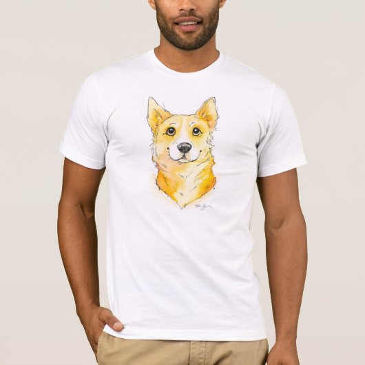 かわいこちゃんコルギ Tシャツ (正面)