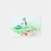 かわいこちゃんザギニアピグザガーデナー絵画ズ ポストイット (正面)