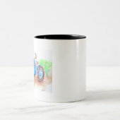 かわいこちゃんザ農家モルモット絵画ズ ツートーンマグカップ (中央)