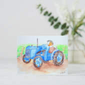 かわいこちゃんザ農家モルモット絵画ズ ポストカード (スタンド正面)