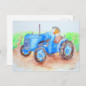 かわいこちゃんザ農家モルモット絵画ズ ポストカード (正面/裏面)