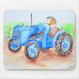 かわいこちゃんザ農家モルモット絵画ズ マウスパッド