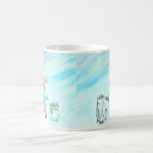 かわいこちゃんザ・ギニー与えモルモットのクリスマスプレゼント・コーヒー コーヒーマグカップ (中央)